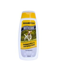 Shampoo Sarnicida para Controle de Pulgas e Tratamento da Sarna em Cães de Todas As Idades Matacura