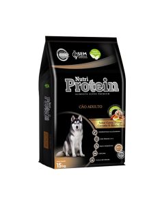Ração de Categoria Super Premium Nutri Protein Adulto Raças Médias e Grandes 15kg