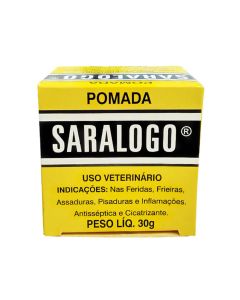 Pomada de Cicatrização para Prevenção e Tratamento de Assaduras para Cães e Gatos Saralogo 30g