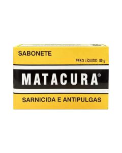 Sabonete Sarnicida para Piolhos Pulgas Sarnas Matacura 80g